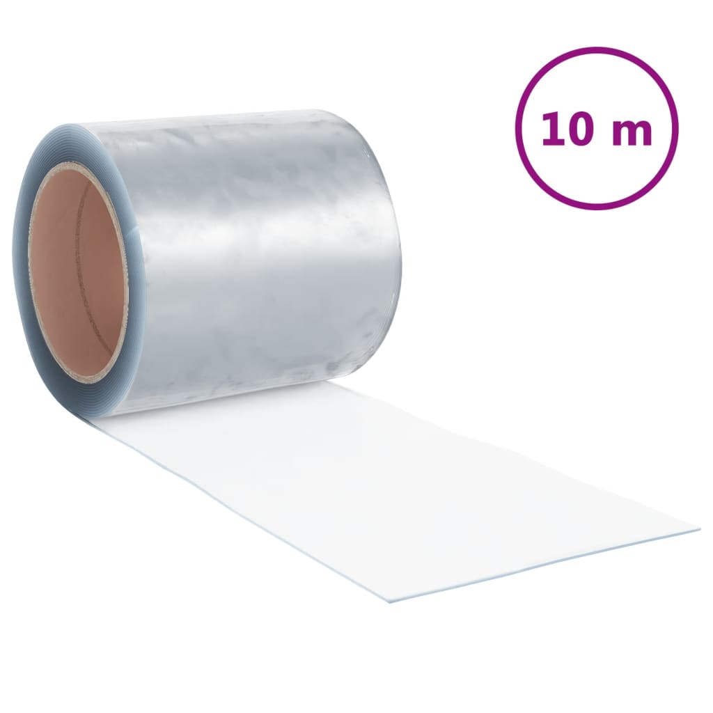 Vidaxl Deurboordijn 200x1.6 mm 10 m PVC trasparente