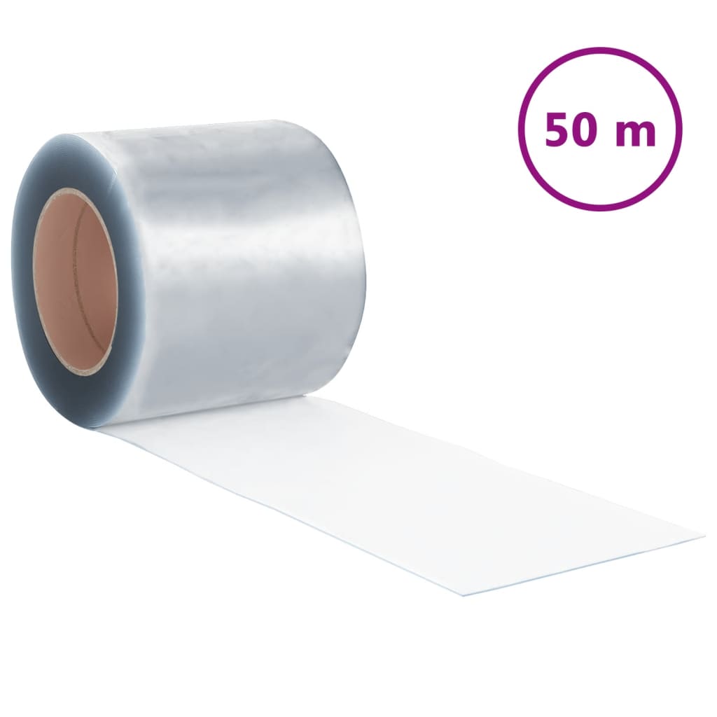 Vidaxl Deurgoordijn 200x1.6 mm 50 m PVC trasparente