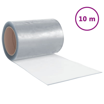 Cortina de la puerta de Vidaxl 300x2.6 mm 10 m PVC Transparente