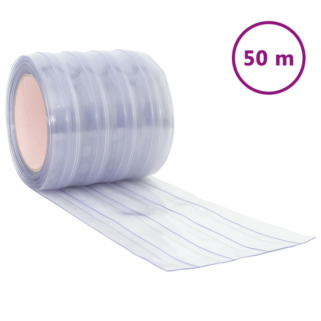 Vidaxl Deurgoordijn 200x1.6 mm 50 m PVC trasparente