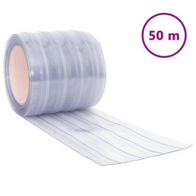 Vidaxl Deurgoordijn 200x1.6 mm 50 m PVC trasparente