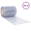 Cortina de la puerta de Vidaxl 300x2.6 mm 10 m PVC Transparente