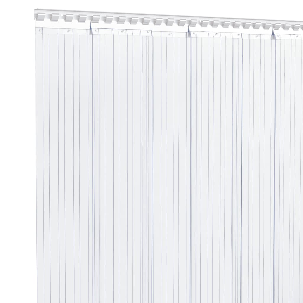 Cortina de la puerta de Vidaxl 300x2.6 mm 10 m PVC Transparente