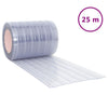 Cortina de la puerta de Vidaxl 300x2.6 mm 25 m PVC transparente