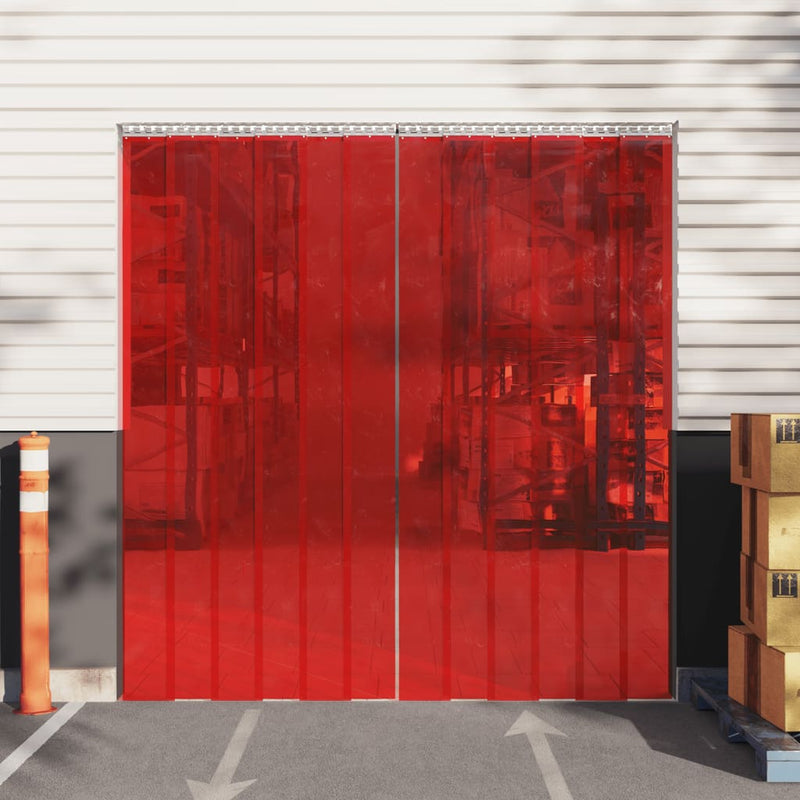 Vidaxl Deurboordijn 200x1.6 mm 50 m PVC rosso