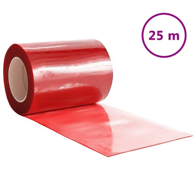 Tervato della porta Vidaxl 300x2,6 mm 25 m PVC rosso