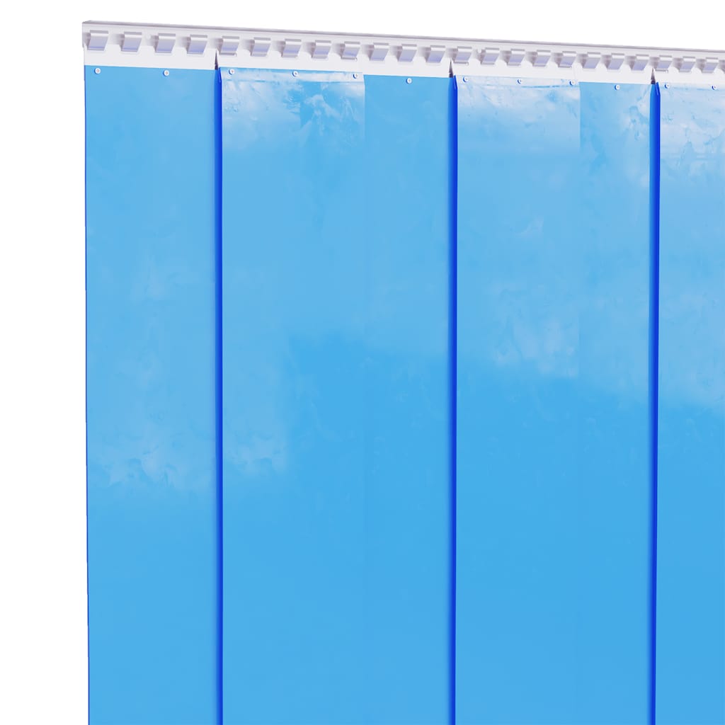 Vidaxl deurgordijn 300x2,6 mm 10 m pvc blauw