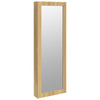 Armadio di gioielli Vidaxl con parete specchio -montato 37.5x10x106 cm