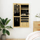 Vidaxl jewelry cupboard with mirror wall -mounted 37.5x10x106 cm