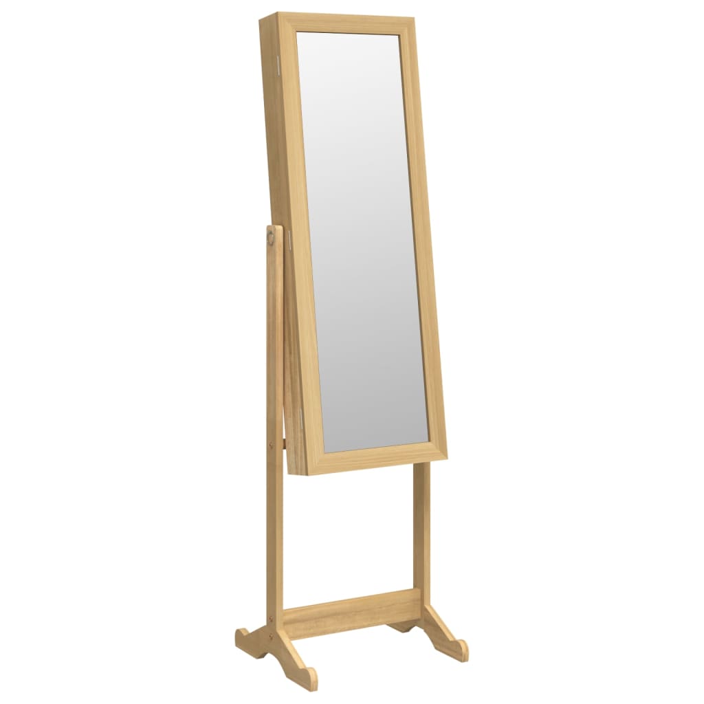 Armadio di gioielli Vidaxl con specchio e illuminazione a LED