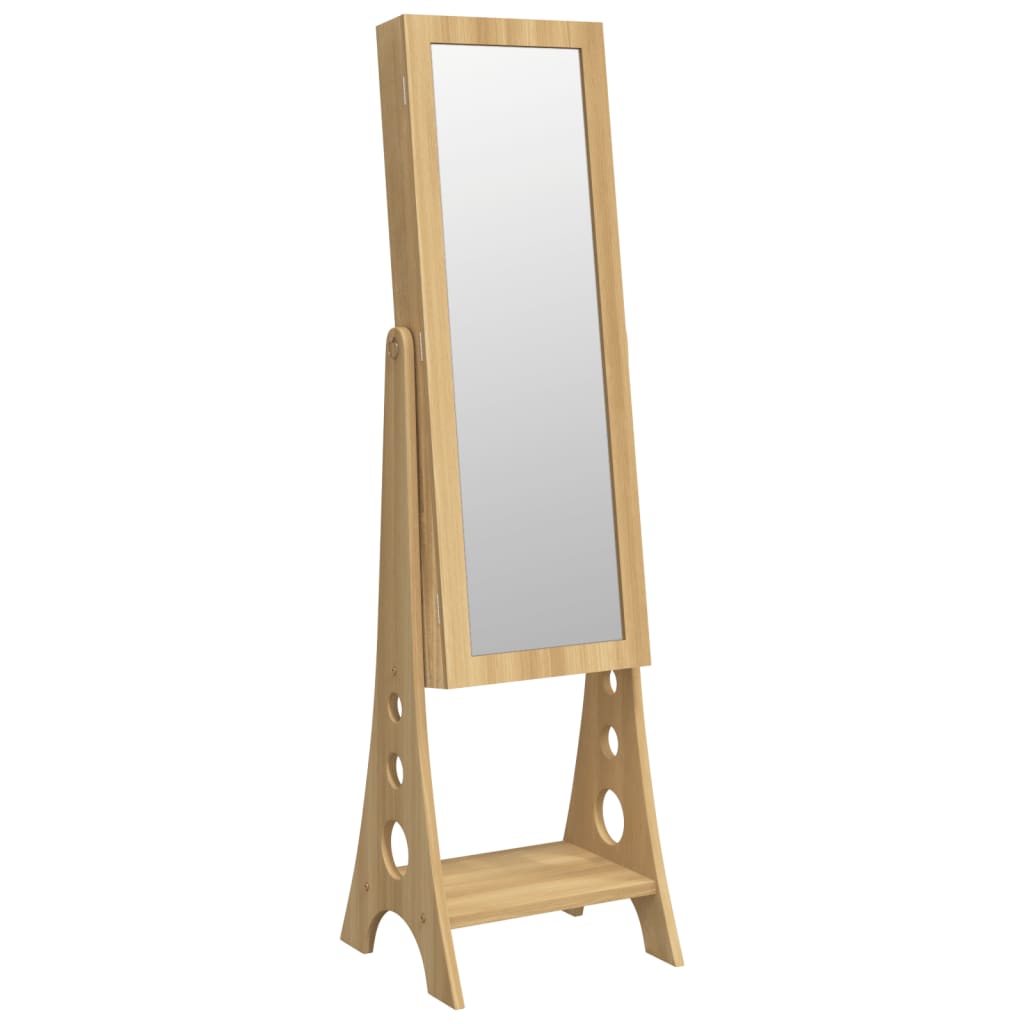 Armadio di gioielli Vidaxl con specchio e illuminazione a LED