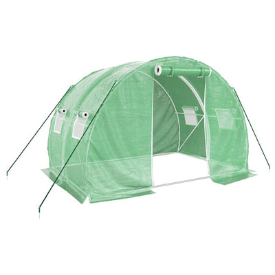 Vidaxl tuinkas con telaio in acciaio 6 m² 3x2x2 m