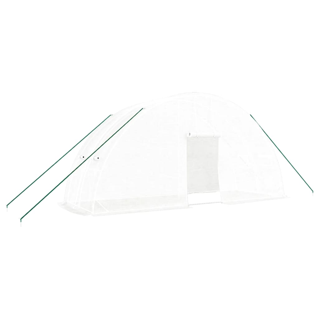 Vidaxl tuinkas con telaio in acciaio 12 m² 6x2x2,85 m