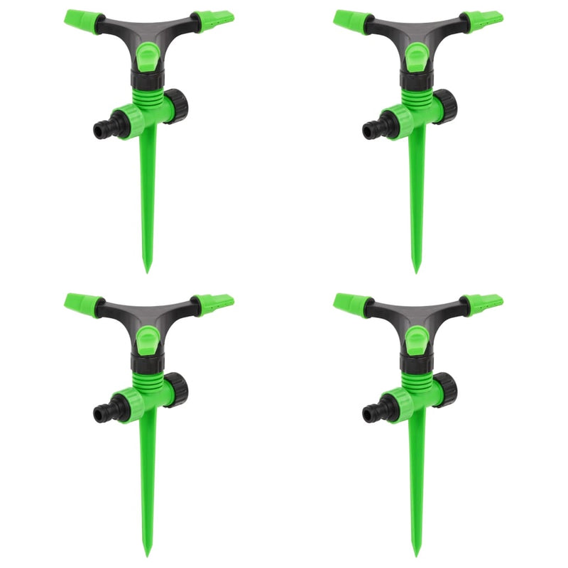 Rocinadores de Vidaxl 4 ST 16x13.5x25.5 cm y PP verde y negro
