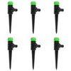 Spruzzatori Vidaxl 6 ST 3x6x19,5 cm e verde pp e nero