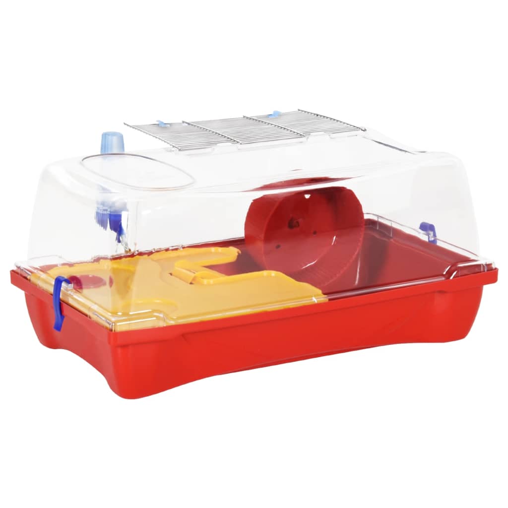 Vidaxl Hamsterkooi 57x333x26 cm polipropeno rojo