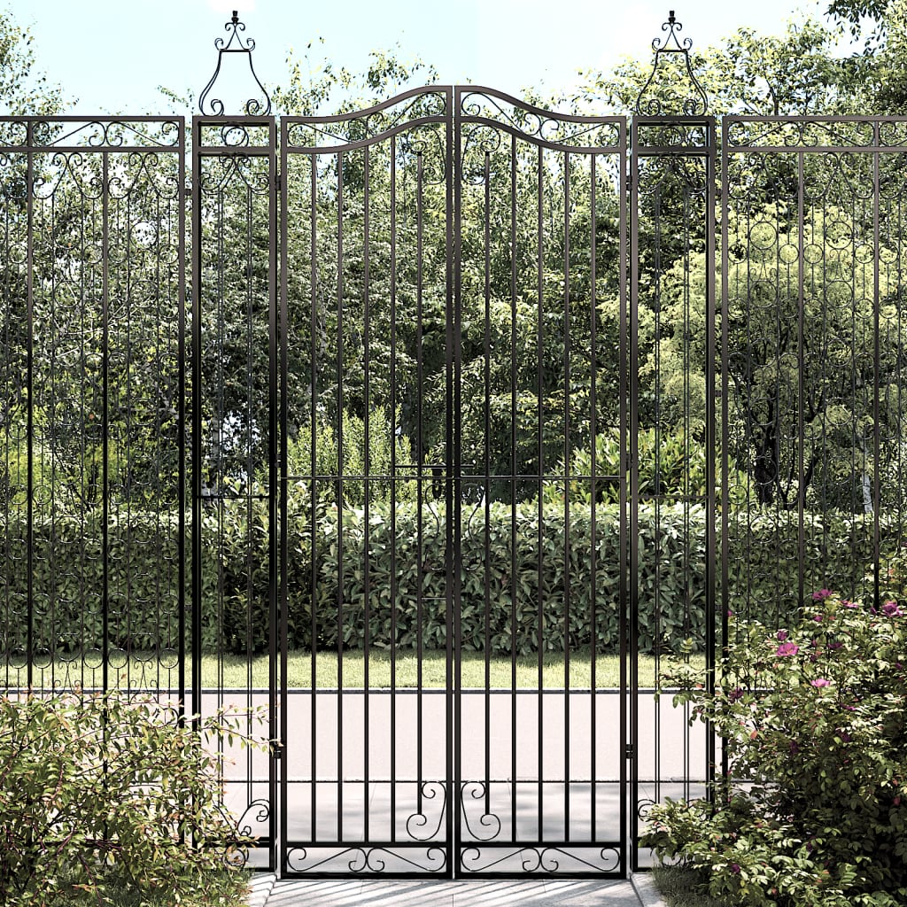 Vidaxl Poort 121x8x200 cm Ferro battuto