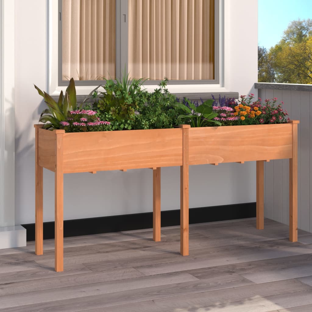 Plantilla Vidaxl con revestimiento de 161x45x76 cm de pino sólido