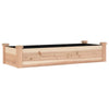 Vidaxl fioriera sollevata con fodera 120x45x25 cm Pineo solido