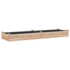 Vidaxl fioriera sollevata con fodera 240x60x25 cm Pineodo solido