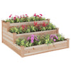 Vidaxl fioriera sollevata con fodera 120x120x56 cm Pineo solido