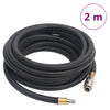 Vidaxl Air manguera híbrida 0.6 '' 2 m de caucho y pvc negro