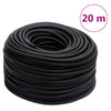 Vidaxl Hose Air Hose Hybrid 0.6 '' 20 m in gomma e PVC nero