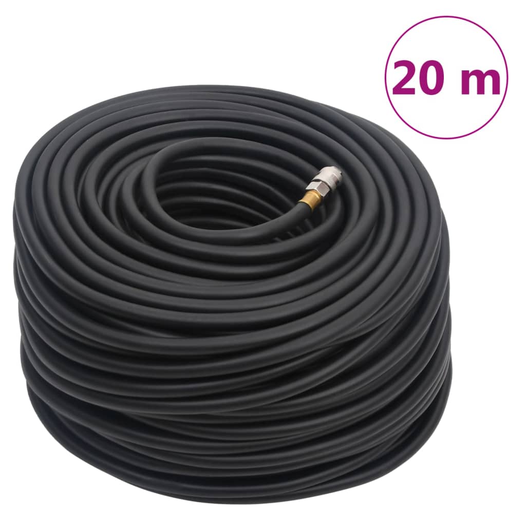 Vidaxl Air manguera híbrida 0.6 '' 20 m de caucho y pvc negro