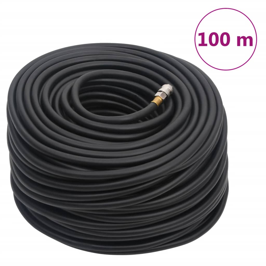 Vidaxl Air manguera híbrida 0.6 '' 100 m de caucho y pvc negro
