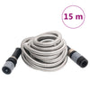 Vidaxl giardino tubo con testa a spruzzo 0,6 '' colore argento in acciaio inossidabile da 15 m