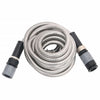 Vidaxl giardino tubo con testa a spruzzo 0,6 '' colore argento in acciaio inossidabile da 15 m