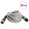 Vidaxl Garden Hose con testa spray 0,6 '' da 30 m in acciaio inossidabile argento
