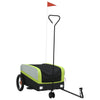 Vidaxl Bicycle Trailer 30 kg di ferro nero e verde