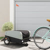 Vidaxl Bicycle Trailer 45 kg di ferro nero e grigio