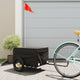 Vidaxl bicycle trailer 30 kg iron black