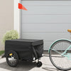 Vidaxl Bicycle Trailer 45 kg di ferro nero