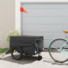 Vidaxl Bicycle Trailer 45 kg di ferro nero