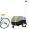 TRAILER VIDAXL BICYCLE 45 kg di ferro nero e verde