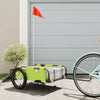 Vidaxl Biciclo Trailer Oxford Fabric and Iron Green