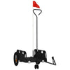 Vidaxl Bicycle Trailer Tessuto di Oxford e Iron Black