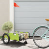 Vidaxl Biciclo Trailer Oxford Fabric and Iron Green