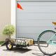 Vidaxl Bicycle Trailer 122x53x31 cm Iron Black