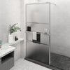 Muro de ducha Vidaxl con estante 115x195 cm ESG-GLAS CROMIO