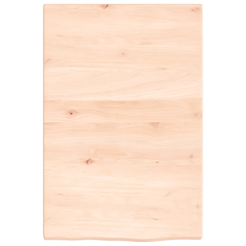 Vidaxl Washbasin Tabla 40x60x2 cm de madera maciza no tratada