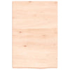 Vidaxl wastafelblad 40x60x(2-4) cm onbehandeld massief hout