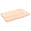 Vidaxl Washbasin Sheet 60x40x2 cm de madera maciza no tratada