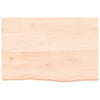 Vidaxl Washbasin Sheet 60x40x (2-4) cm non trattato in legno massiccio