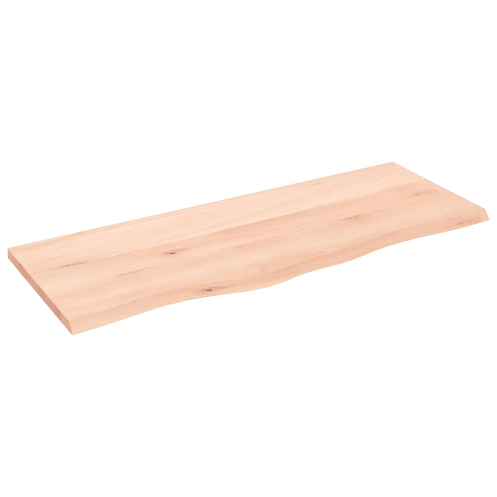 Vidaxl Washbasin tabla 100x40x2 cm de madera maciza no tratada