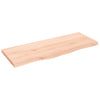 Vidaxl Washbasin Blad 100x40x (2-4) cm Legno massiccio non trattato