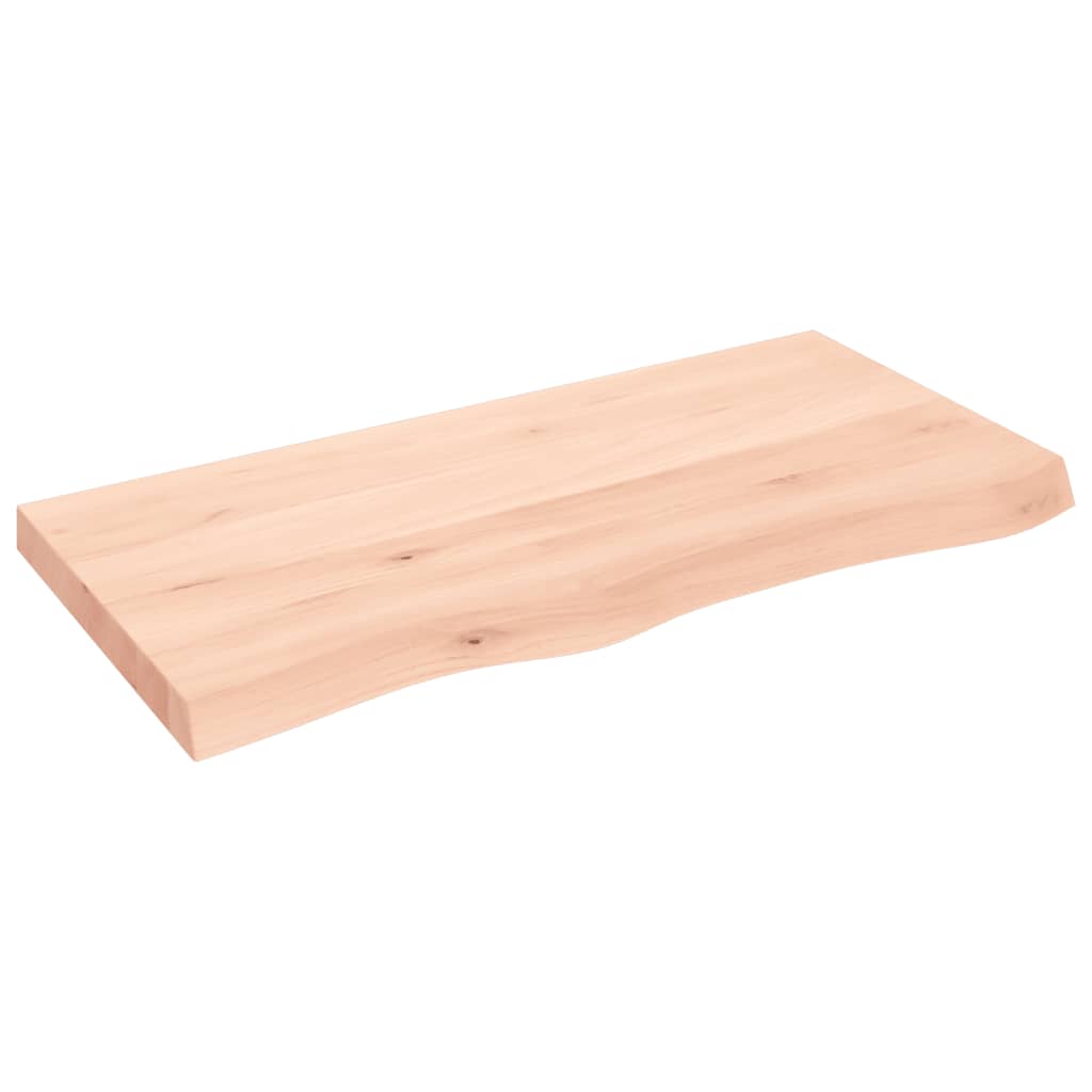 Vidaxl Washbasin Blad 100x50x (2-6) CM Madera sólida no tratada